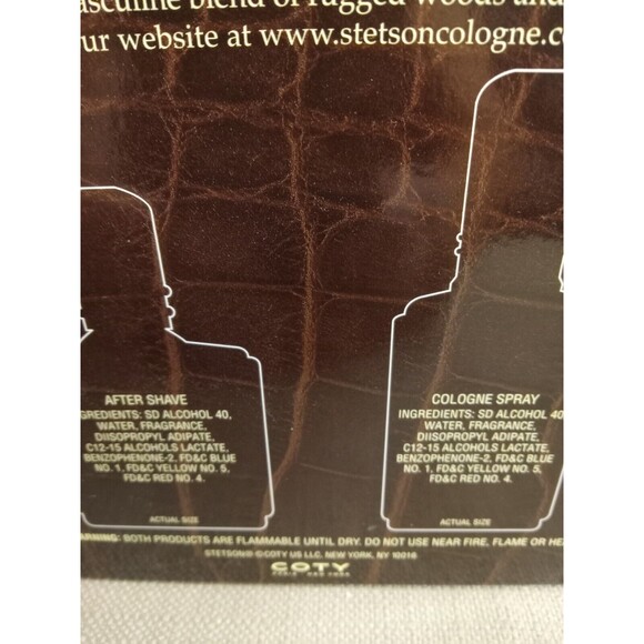STETSON AUTHENTIC PRODUCTS  FOR MEN'S,  COLOGNE SPRAY. 75 FL OZ , AFTER SHAVE... - Picture 5 of 5